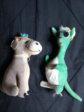 Vintage Dakin Dream Pets Lucy Lamb Stuffed Animal Plush Lot (3)
